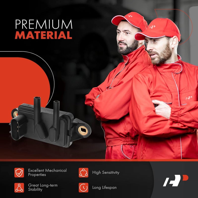 A-Premium حساس ضغط التغذية المرتدة (DPFE) متوافق مع فورد برونكو إيسكايب إكسبيديشن F-150 F-250 سوبر ديوتي فوكاس موستانج لينكولن نافيجيتور تاون كار مازدا ميركوري - Image 3